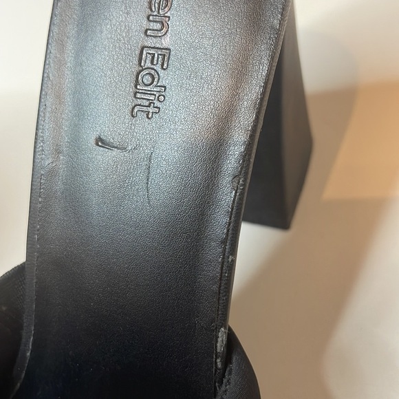 Open Edit Chunky Foam Heeled Open Toe Sandals Size 9.5 - Picture 10 of 11